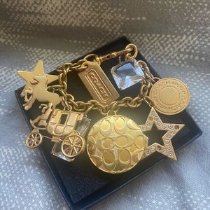 Coach vintage charm bracelet